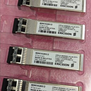Lot of 4  RDH10265/2  FTLX1370W3BTL-E8 10GBase-LR Lite SFP+ Transceiver for SFP/SFP+ and QSFP Network Equipment - Used