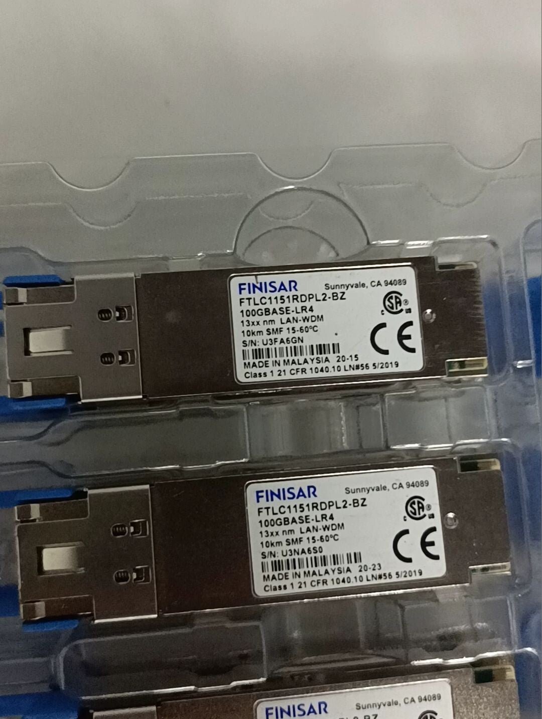 1pcs FINISAR FTLC1151RDPL2-BZ QSFP-100G-LR4 1310nm 10km Transceiver module