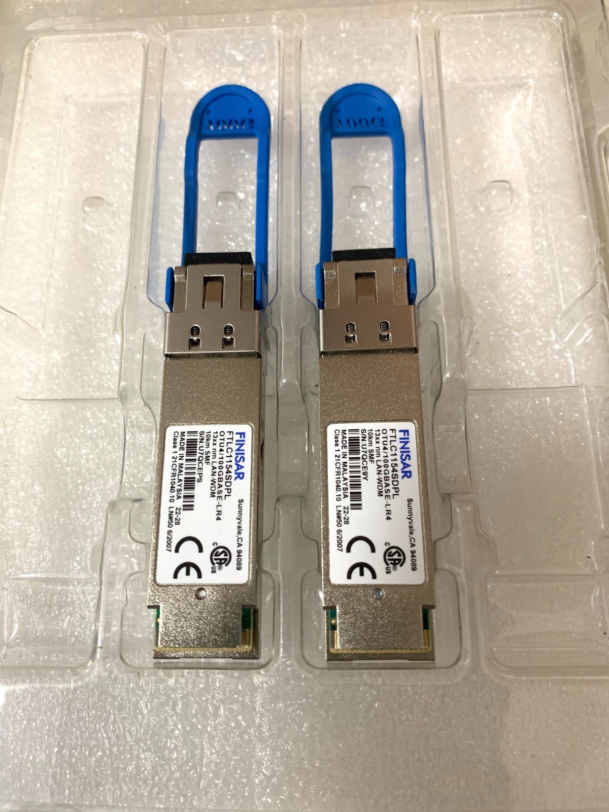 1pcs FINISAR FTLC1154SDPL OTU4 100GBASE-LR4 10km LAN-WDM Transceiver Module - 图片 6