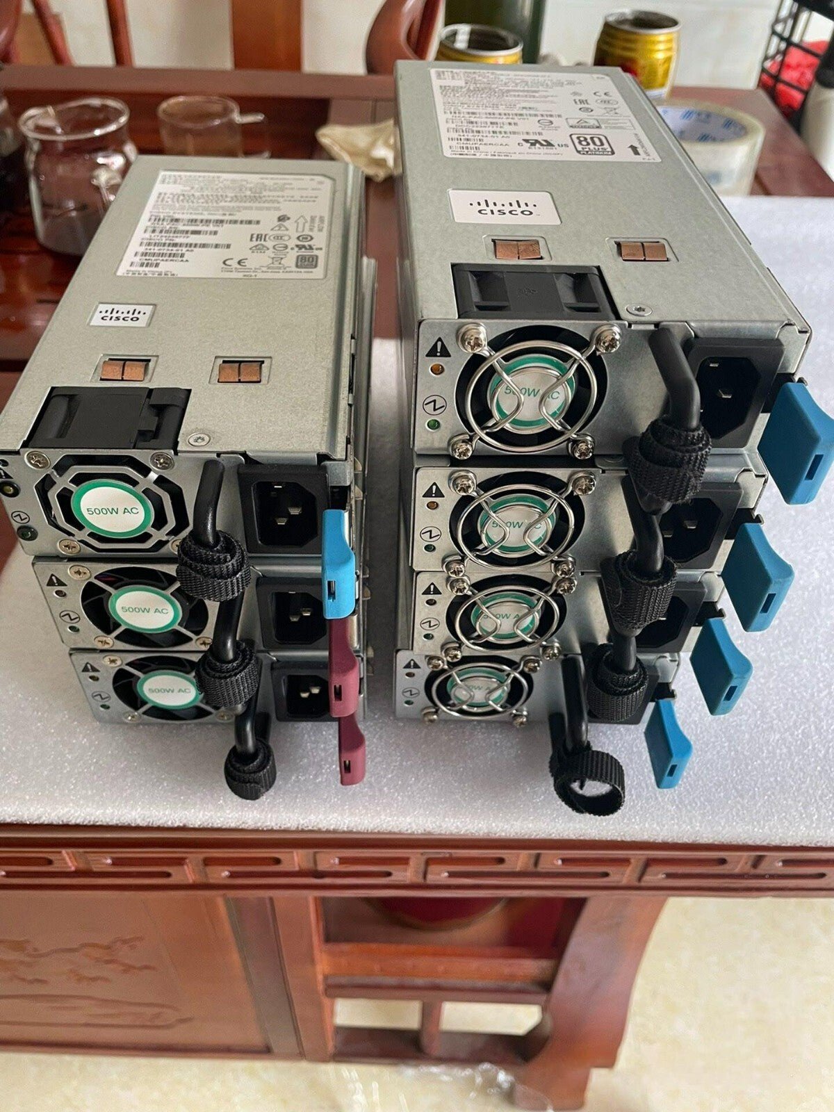 1PCS Cisco NXA-PAC-500W-PE 341-0734 500W AC Power supply for Nexus 9300-EX Teste