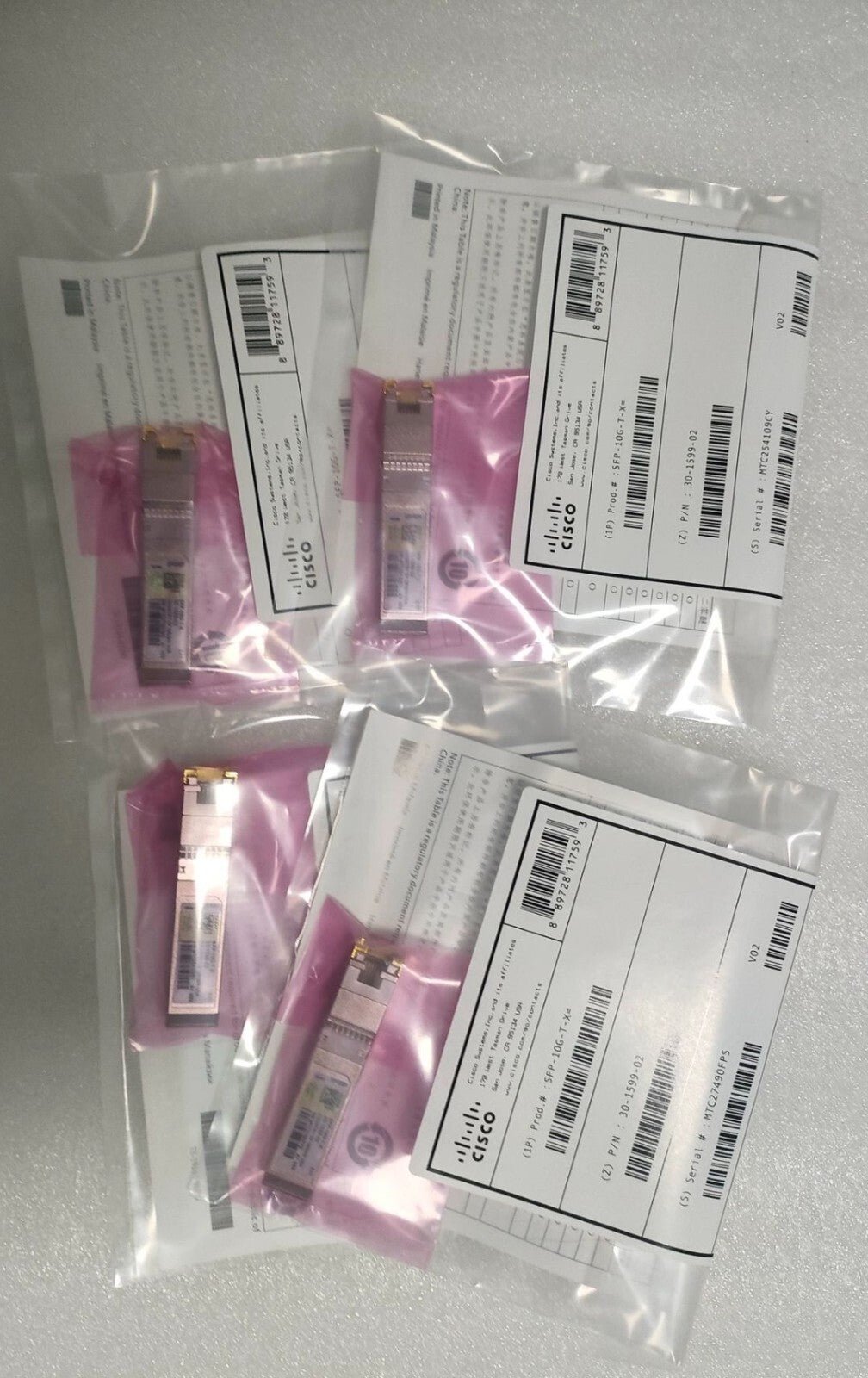 1pcs Cisco SFP-10G-T-X 10G SFP+ 10GBASE-T Copper RJ45 80m Transceiver Module - Image 2