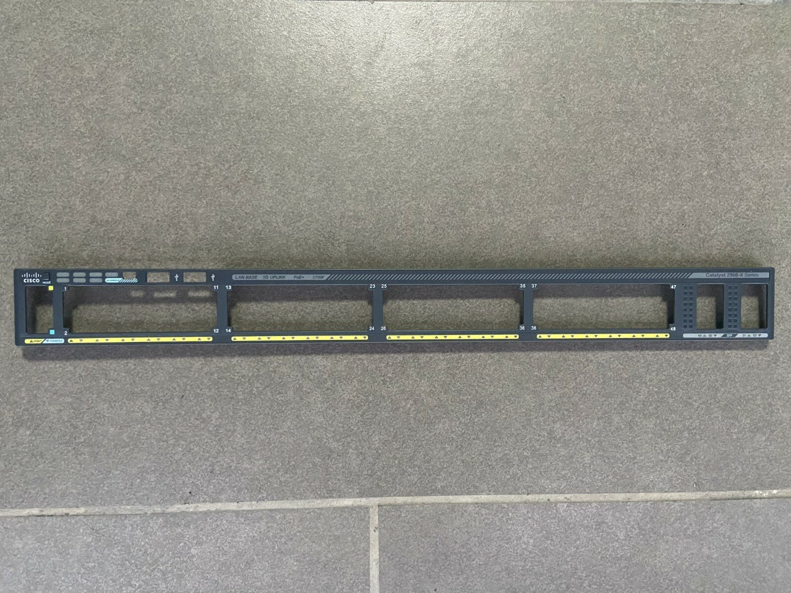 Cisco Catalyst WS-C2960X-48LPS-L 1G 370W Faceplate for Replacement