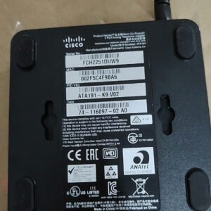 1 pc Used Cisco ATA191-K9 2 port Analog Telephone Adapter VIA Fedex P1