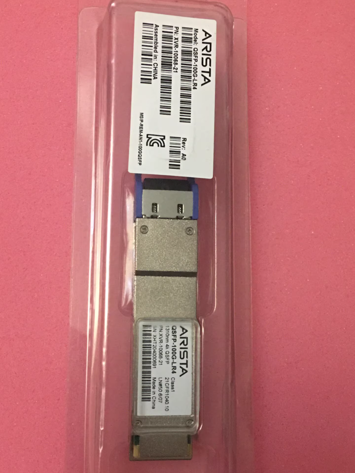 ARISTA QSFP-100G-LR4 XVR-10068-21 100GBASE-LR4 1310nm 10km QSFP28 1PCS - 图片 5