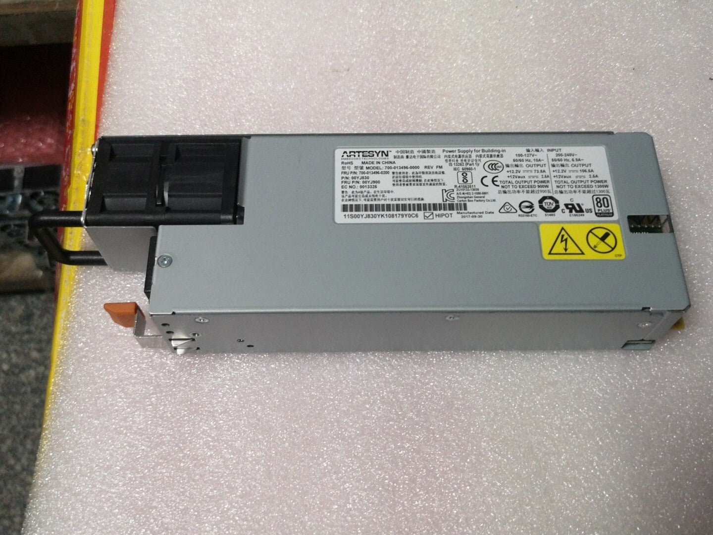 1pc IBM Power Supply 69Y5924 00YJ900 00YJ830 700-013496-0000 1300W Tested