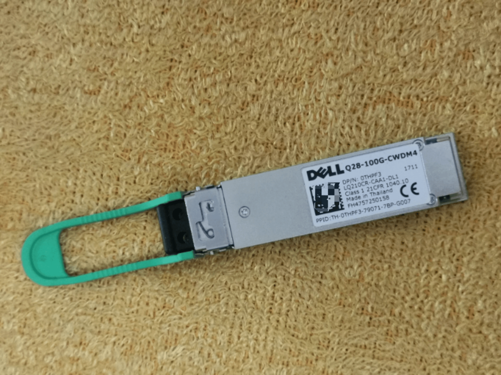 1PC Dell 0THPF3 Q28-100G-CWDM4 QSFP28 100GBASE Transceiver Module -THPF3
