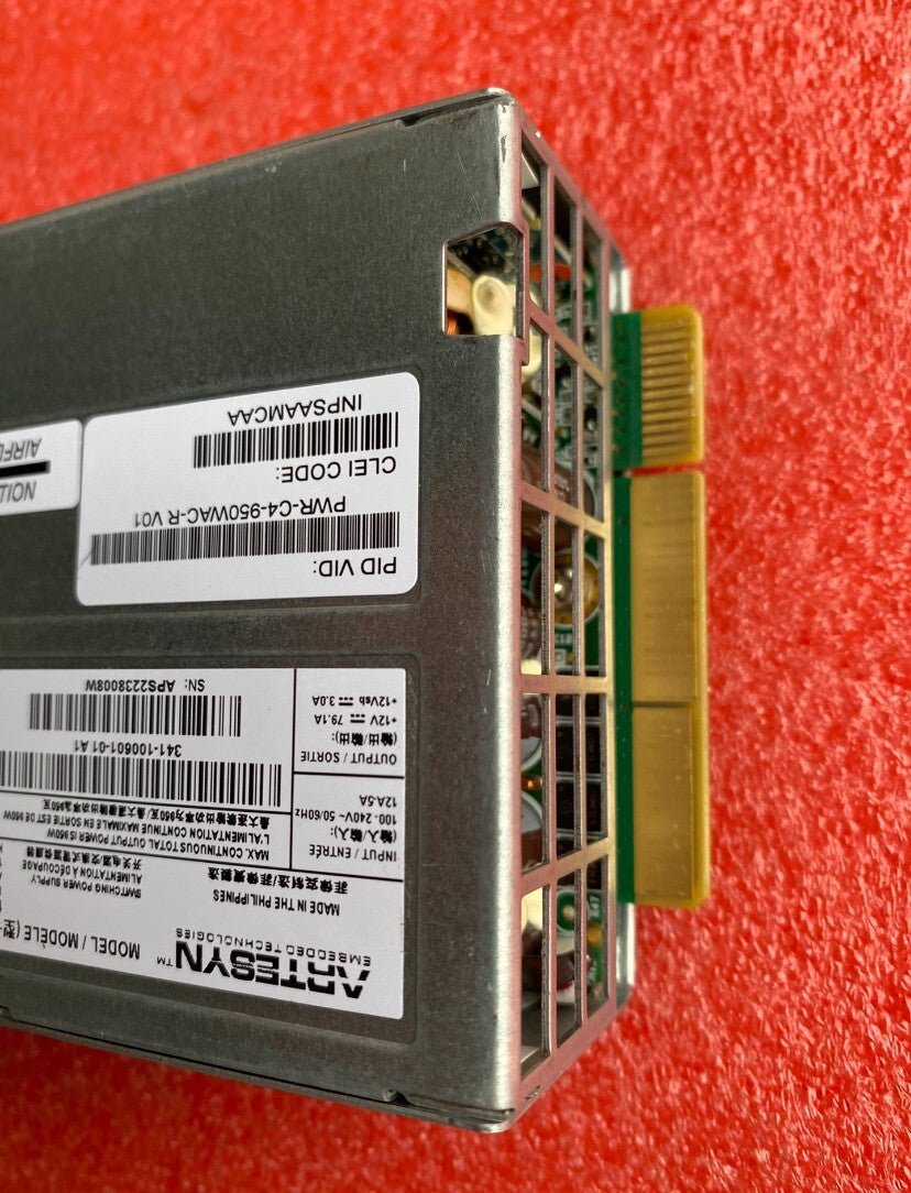 Cisco PWR-C4-950WAC-R DS1100PED-3-406 AC Power Supply for c9500-24q/40x Switch - Image 4