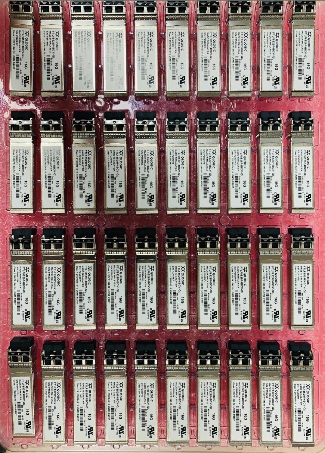 1pcs QLOGIC FTLF8529P4BCV-QL SFP16-SR-SP 16GFC SFP+16G FC 850nm LC MMF Module