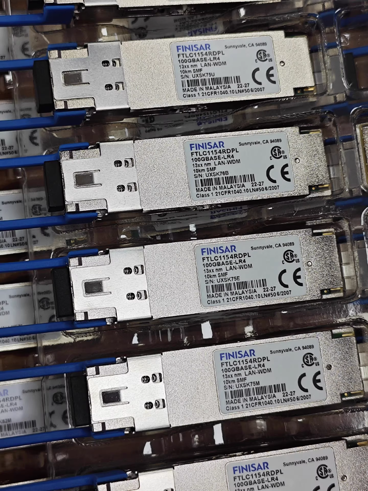 1PCS Finisar 100GBASE-LR4 Gen2 FTLC1154RDPL 10km QSFP28 Optical Transceiver - Image 2