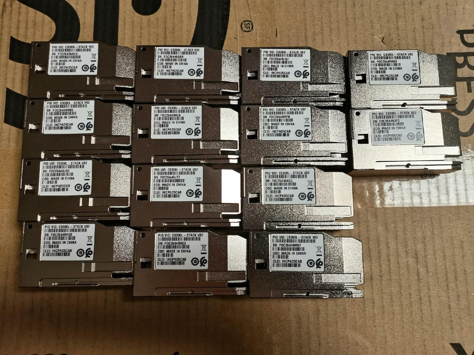1pair Genuine Cisco C9300L-STACK Catalyst 9300L Series Stacking Module
