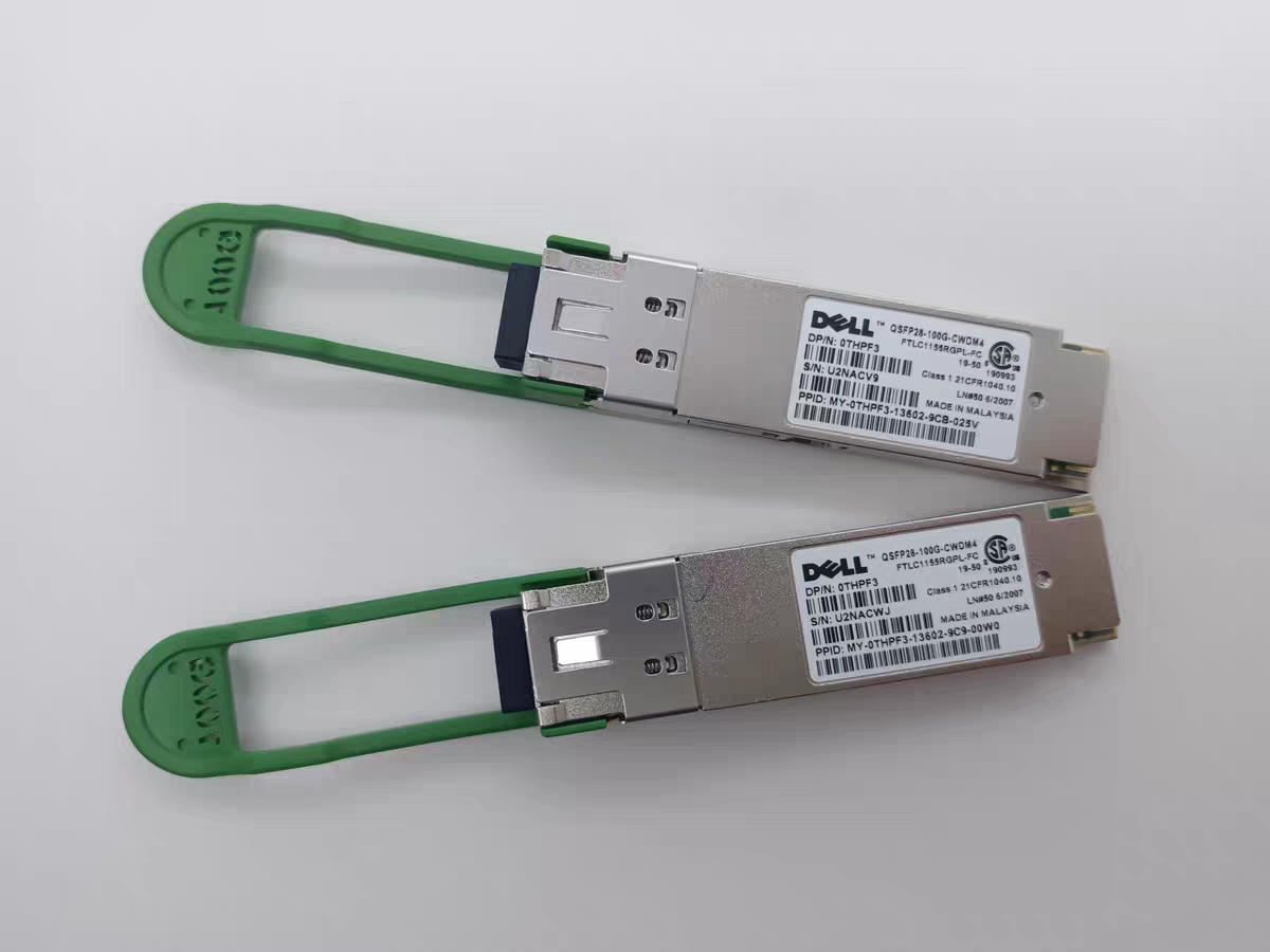 1pcs Dell SFP 100GB QSFP28-100G-CWDM4 FTLC1155RGPL-FC Optical Transceiver 0THPF3