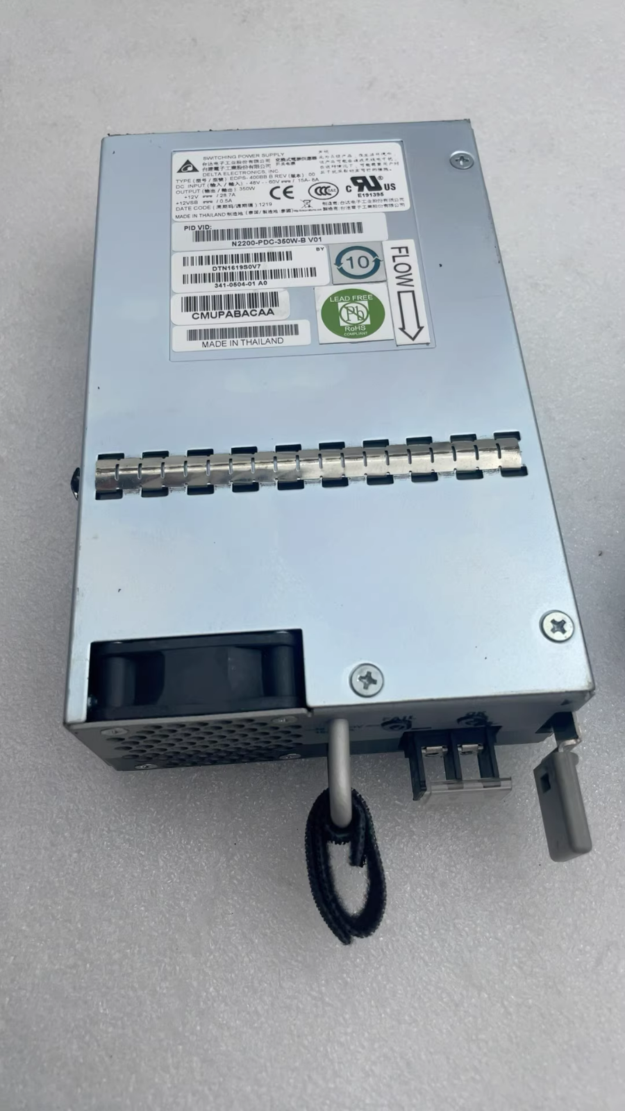 1PC Cisco N2200-PDC-350W-B 350W DC power supply for Cisco Naxus switch