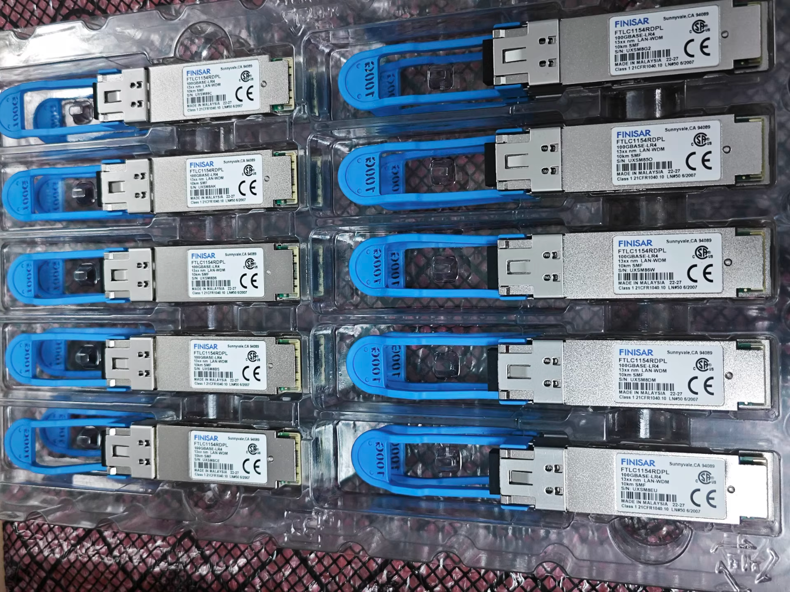 1PCS Finisar 100GBASE-LR4 Gen2 FTLC1154RDPL 10km QSFP28 Optical Transceiver - Image 4