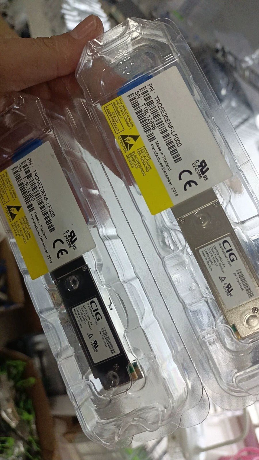 1pcs CIG TRQ5E20ENF-LF000 QSFP28-100G-LR4 100G LR4 TRANSCEIVER MODULE - Image 3