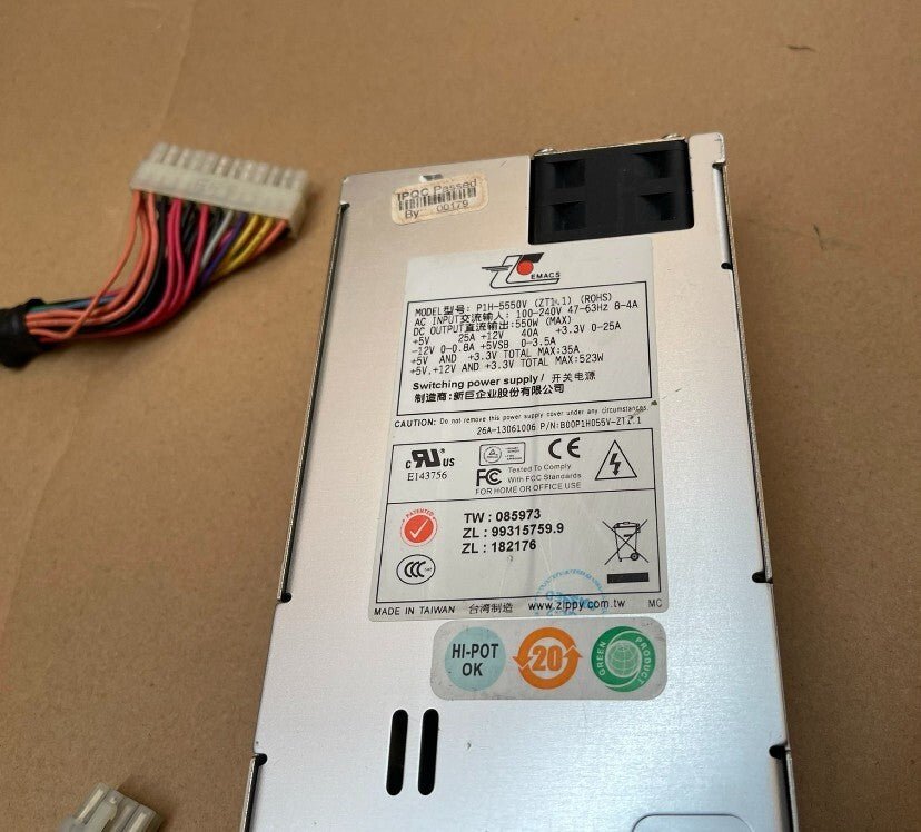 1PC EMACS P1H-5550V ROHS 350W Max Power Supply TESTED & FASTSHIP - 图片 2