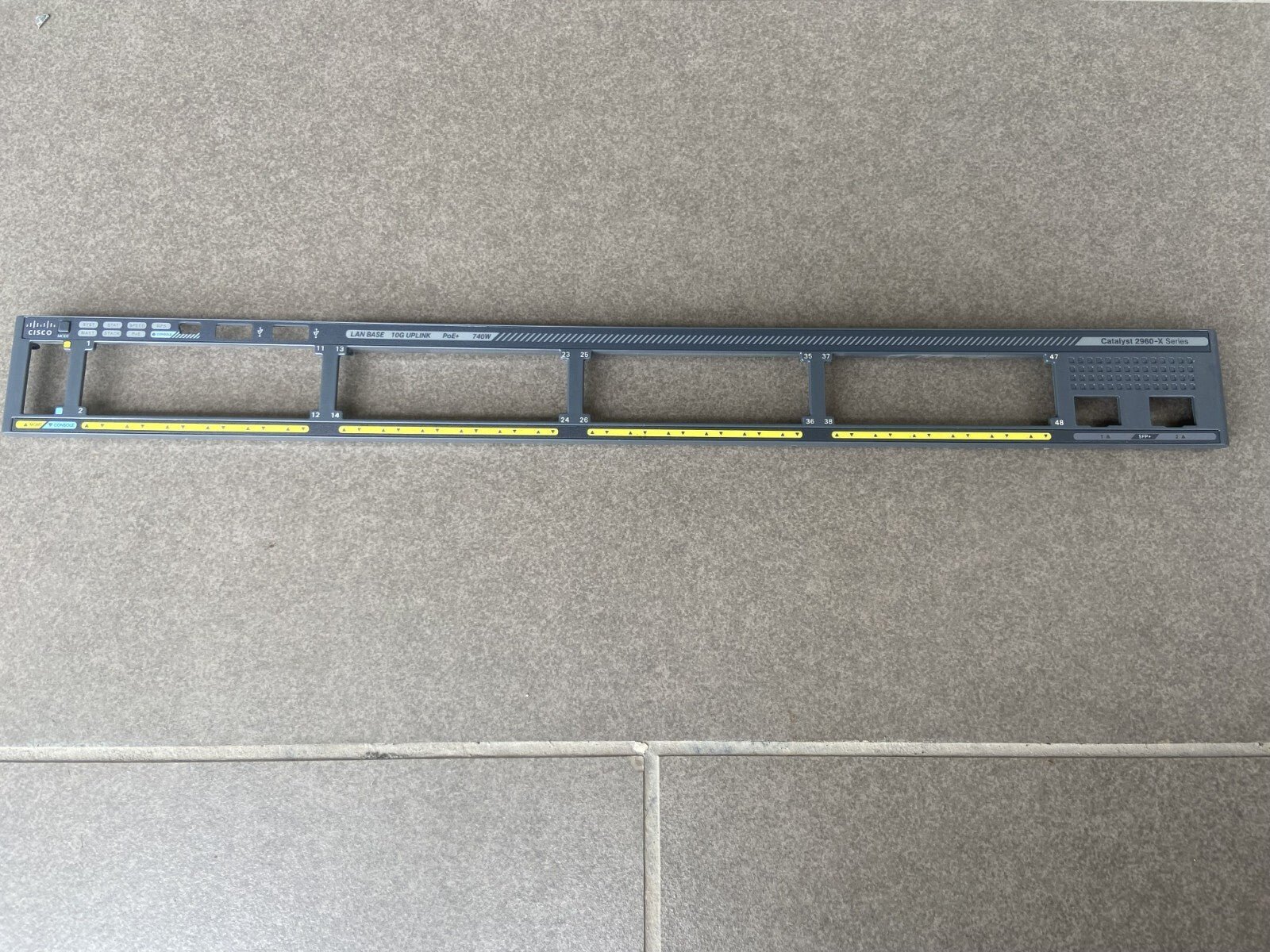 Cisco Catalyst WS-C2960X-48FPD-L 10G 740W Faceplate for Replacement