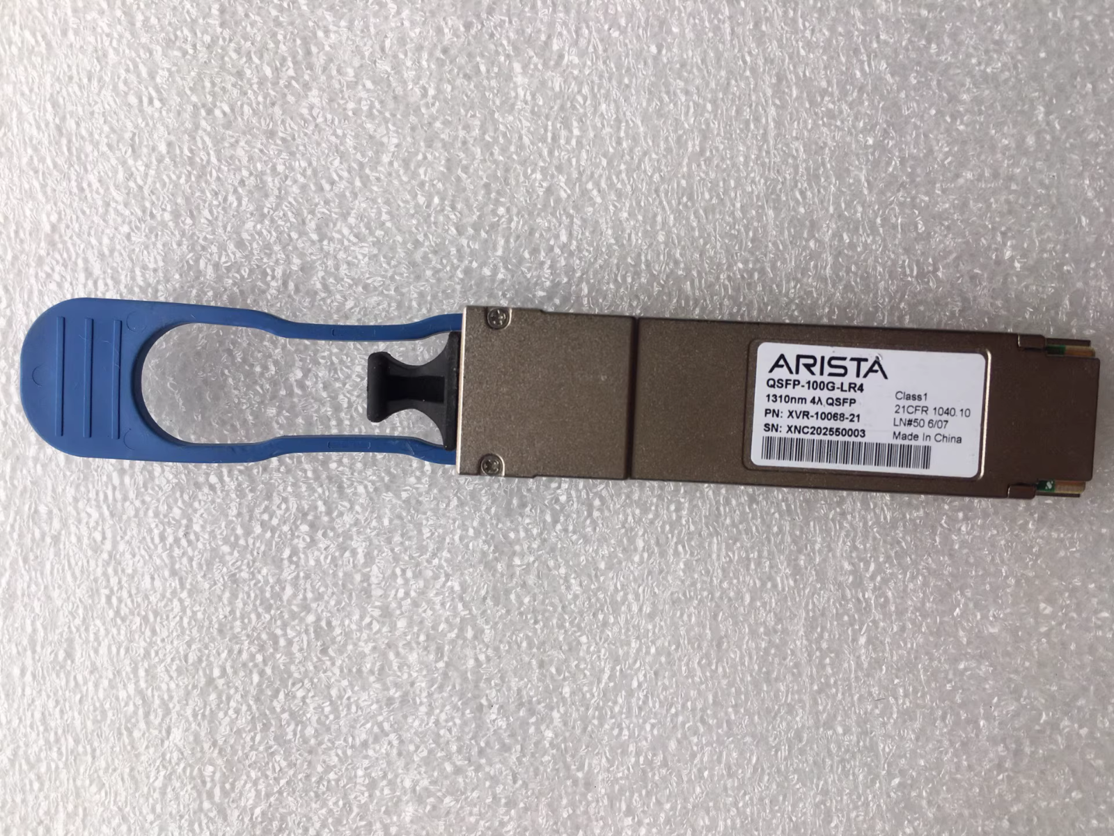 ARISTA QSFP-100G-LR4 XVR-10068-21 100GBASE-LR4 1310nm 10km QSFP28 1PCS - 图片 3