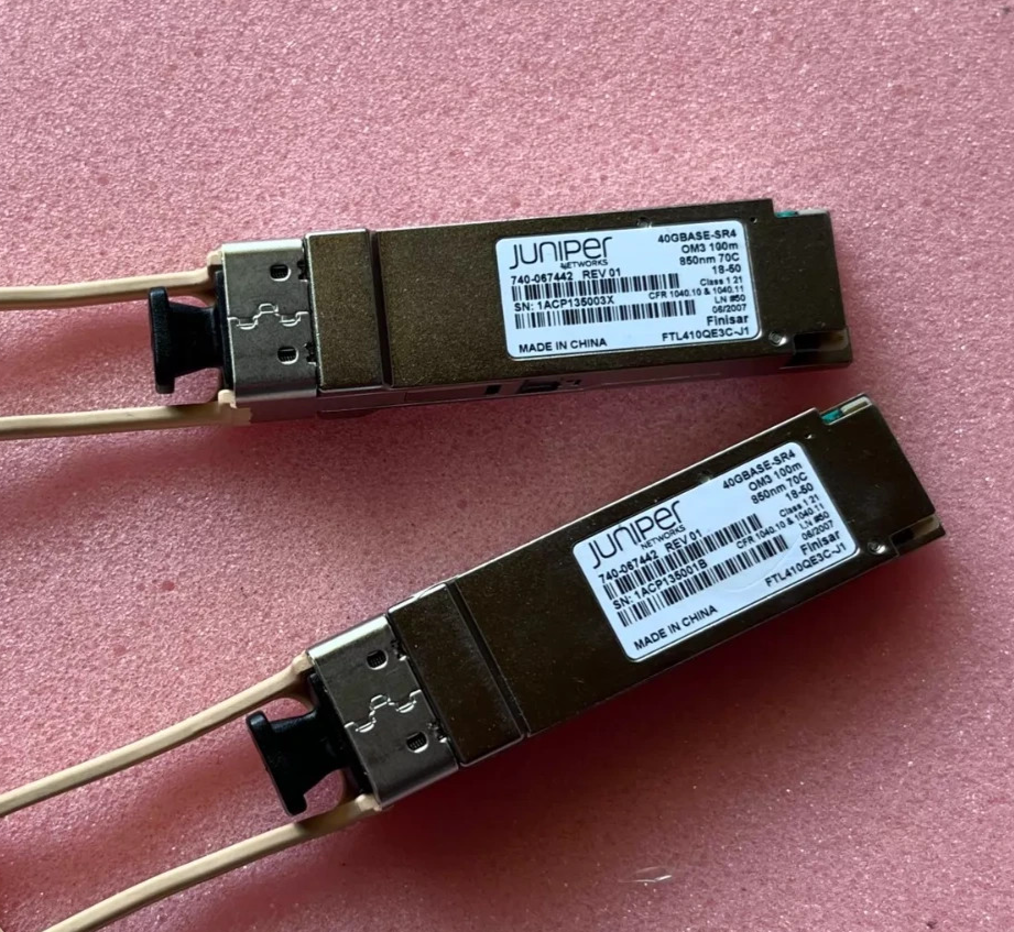 2PCS Juniper Networks QFX-QSFP-40G-SR4 740-067442 OM3 100m 850nm Module - Image 3