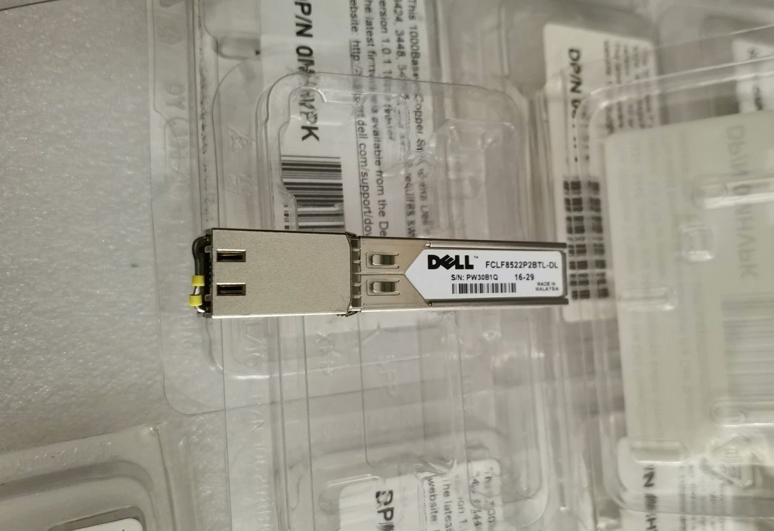 1pc Dell MHVPK 1000BASE-T 1Gb SFP FCLF8522P2BTL-DL Transceiver