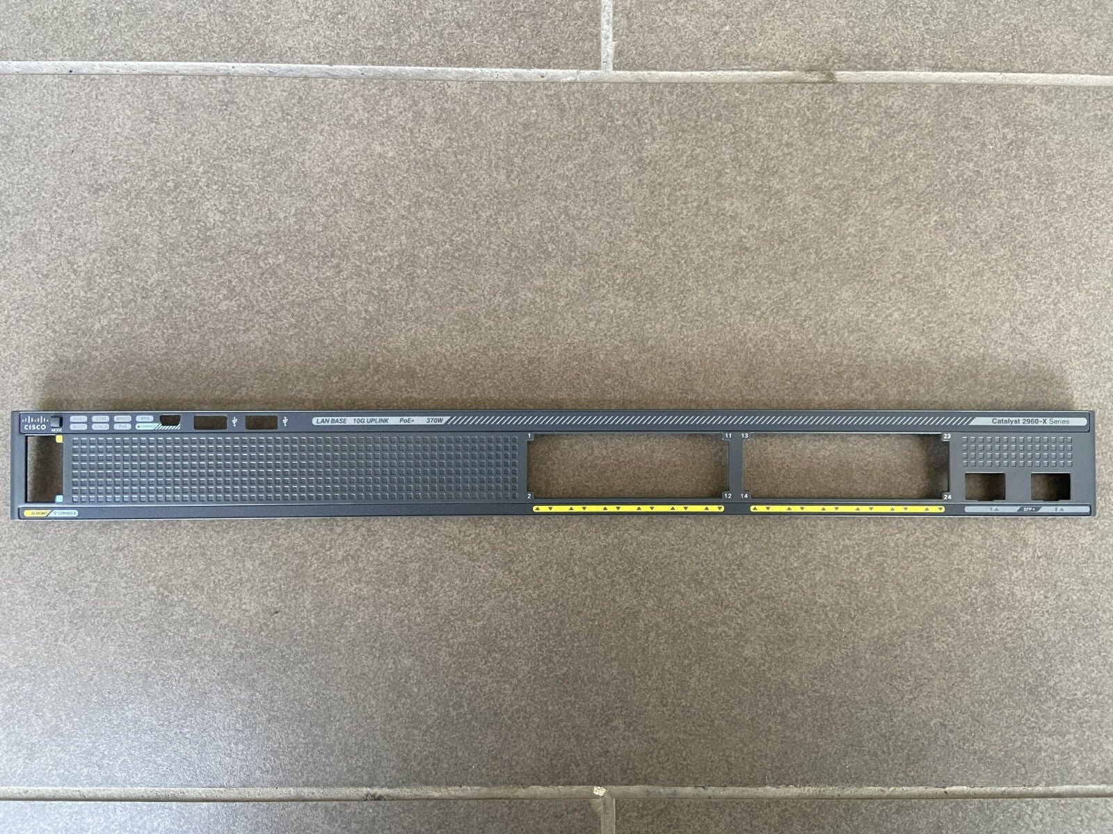 Cisco Catalyst WS-C2960X-24PD-L 10G 370W Faceplate for Replacement