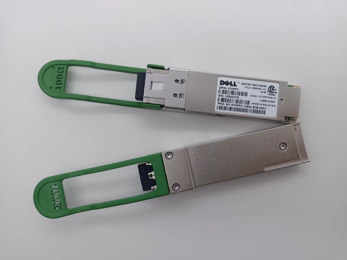 1pcs Dell SFP 100GB QSFP28-100G-CWDM4 FTLC1155RGPL-FC Optical Transceiver 0THPF3 - 图片 2