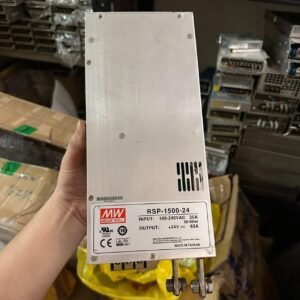 1PC RSP-1500-24 Orginal MEAN WELL Switching Power Supply 24V 63A for the Listed Equipment Model - Used