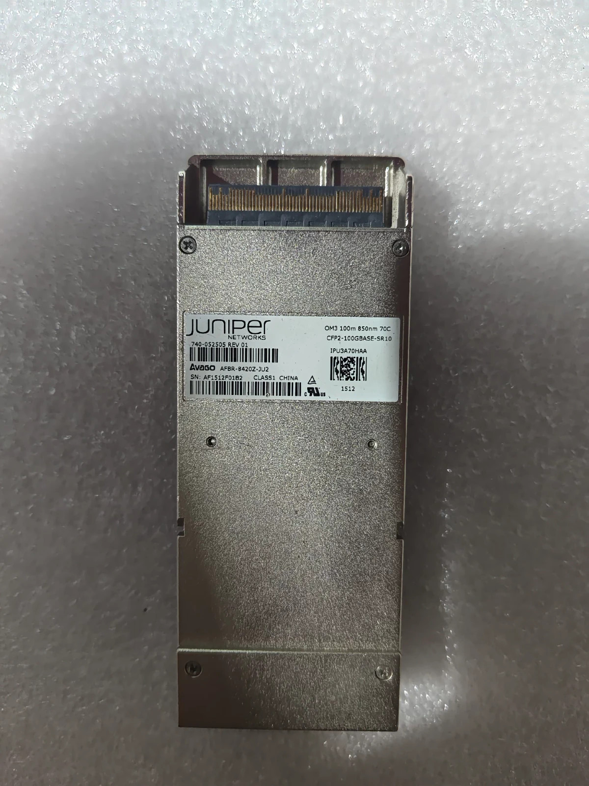 1PC JUNIPER CFP2-100GBASE-SR10 740-052505 840nm 100m OM3 MMF 150m OM4 MMF 70C