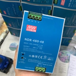 1PC NDR-480-48 MEAN WELL 100-240 48VAC 10A Power Supply for the Listed Equipment Model - Used