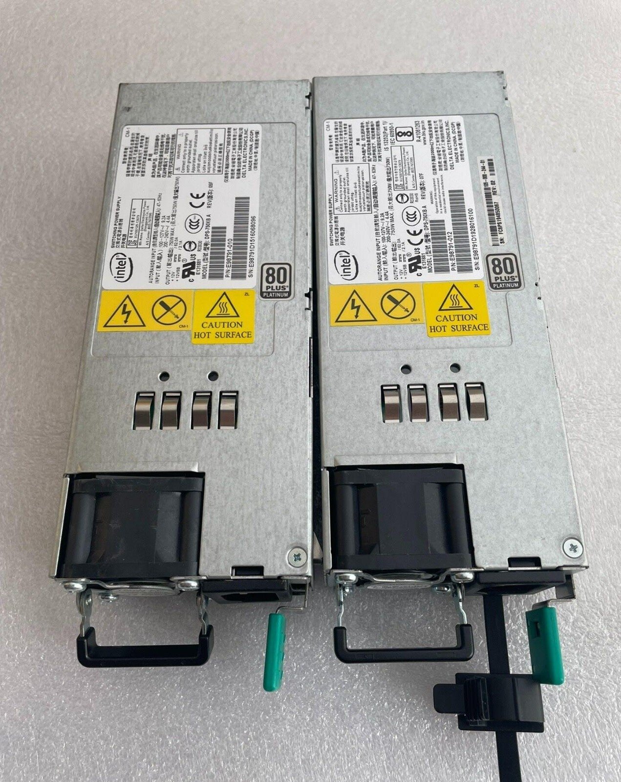 Intel 750W 62A 12V Power Supply P4000 R1000 R2000, DPS-750XB A P/N E98791-010 - Image 5