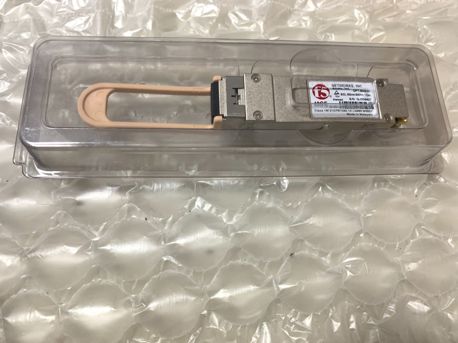 1pcs F5 Netowrks OPT-0043-01 40GE QSFP+ BIDI LC QSFP F5-UPG-QSFP+BD Transceiver - 图片 6