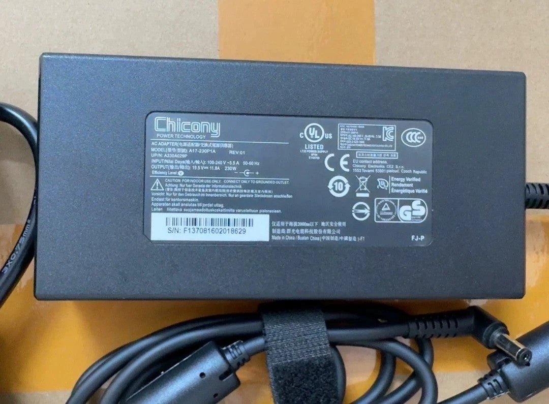 MSI Chicony Laptop Charger AC Adapter Power A17-230P1A 19.5V 230W 5.5 x 2mm - Image 3
