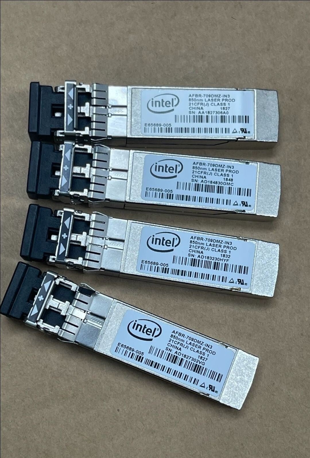 10pcs Intel AFBR-709DMZ-IN3 SFP-10G-SR E65689-005 Fiber Optical Transceiver - Image 2