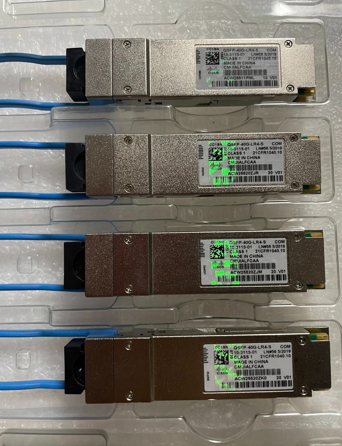 1PC Cisco QSFP-40G-LR4-S 40GBASE-LR4 QSFP | 10-3115-01 | CMUIALFCAA