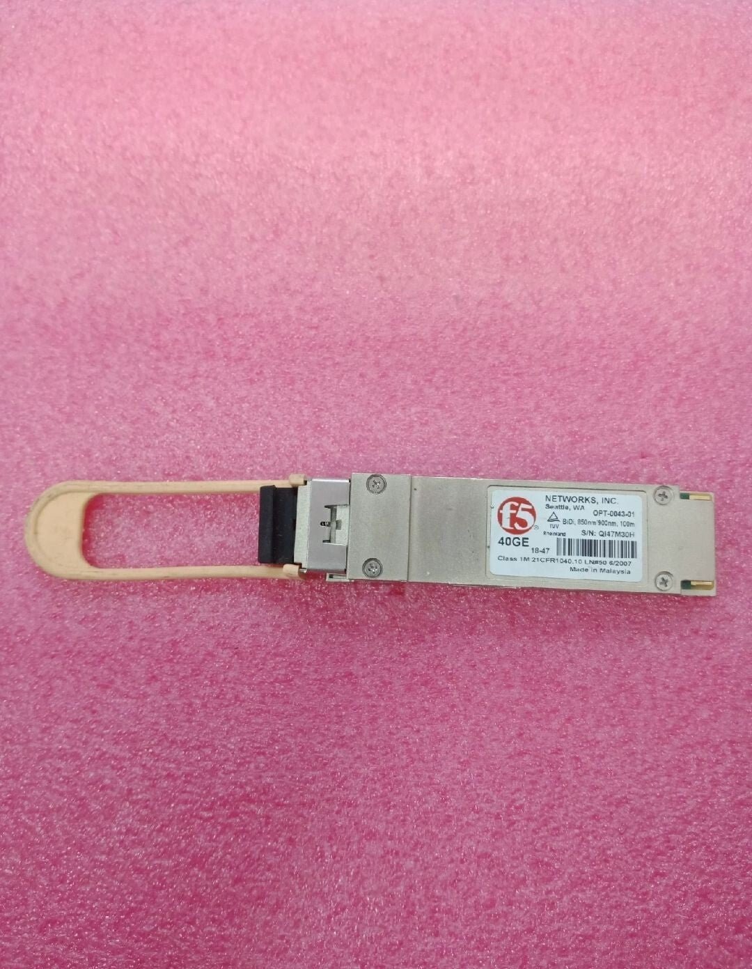 1pcs F5 Netowrks OPT-0043-01 40GE QSFP+ BIDI LC QSFP F5-UPG-QSFP+BD Transceiver - 图片 9