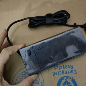 1PC 19.5V 7.7A 150W AC Adapter Charger Blue Tip W/power cable - Used