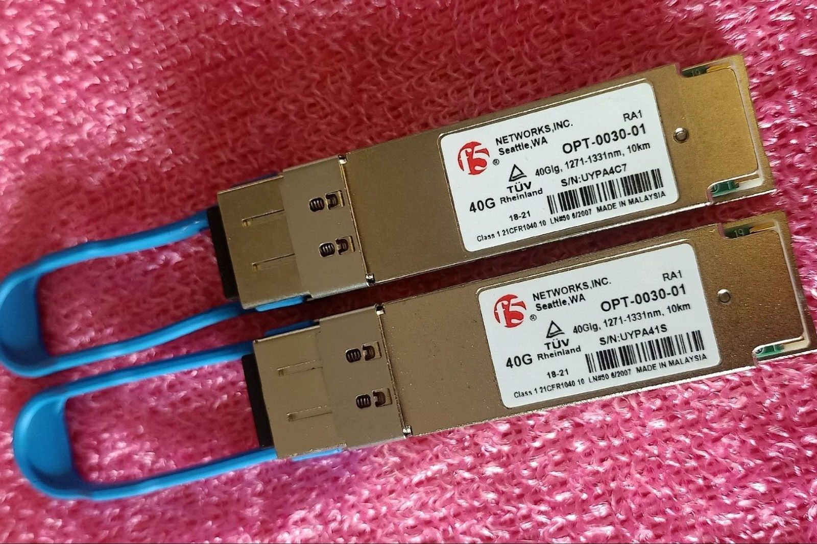 1pcs F5 Networks OPT-0030-01 40GBASE-SR4 QSFP+LR4 LC 10km SMF F5-UPG-QSFP+LR - 图片 3