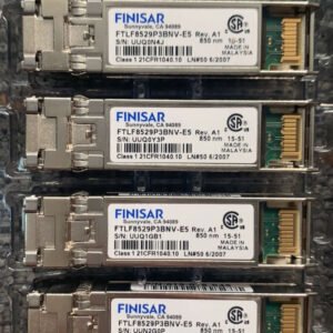 2PC FTLF8529P3BNV-E5 16Gb SFP+ 100m SW Fiber Channel 019-078-042 Module - Used
