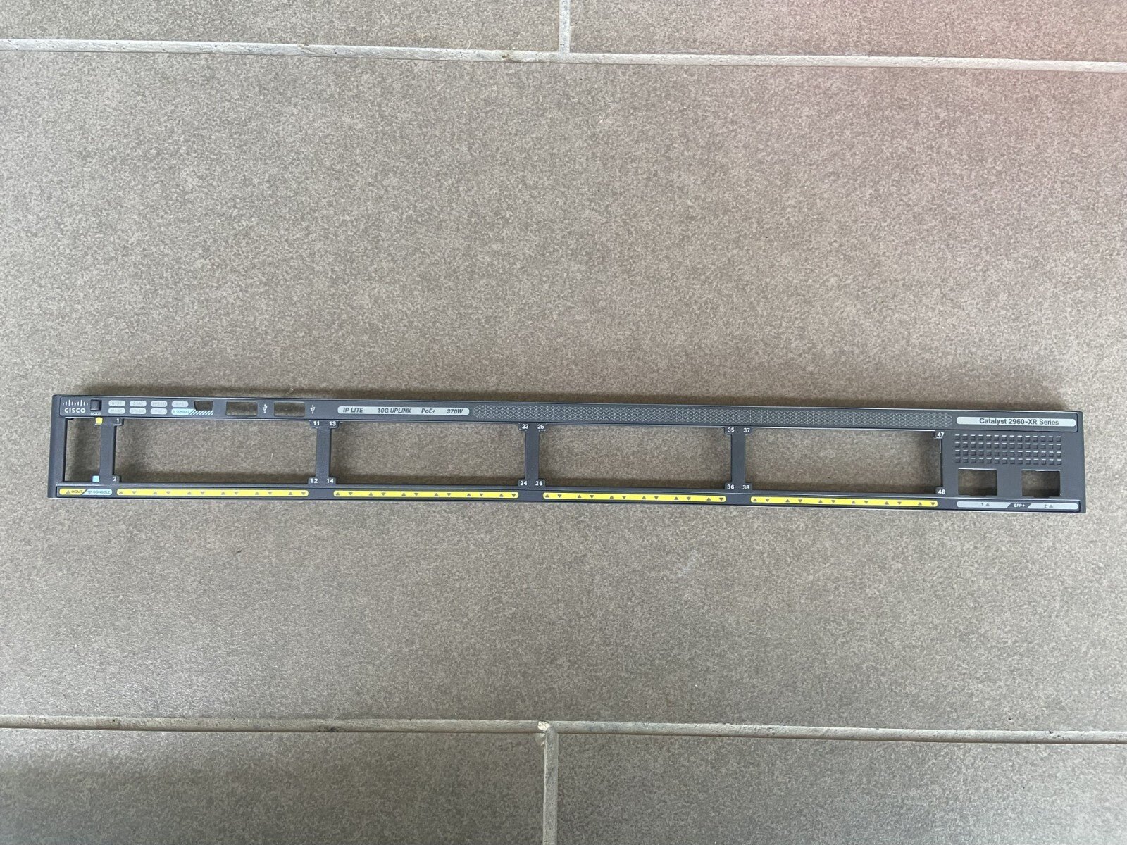 Cisco Catalyst WS-C2960XR-48LPD-I 10G 370W Faceplate for Replacement
