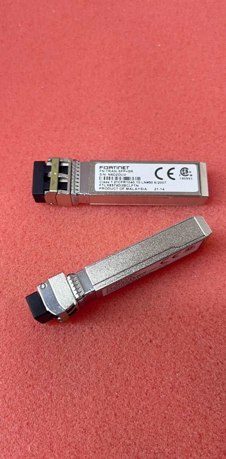 10PCS Fortinet FN-TRAN-SFP+SR 10GE SFP-10G-SR short range 850nm 300m/400m Module - Image 5