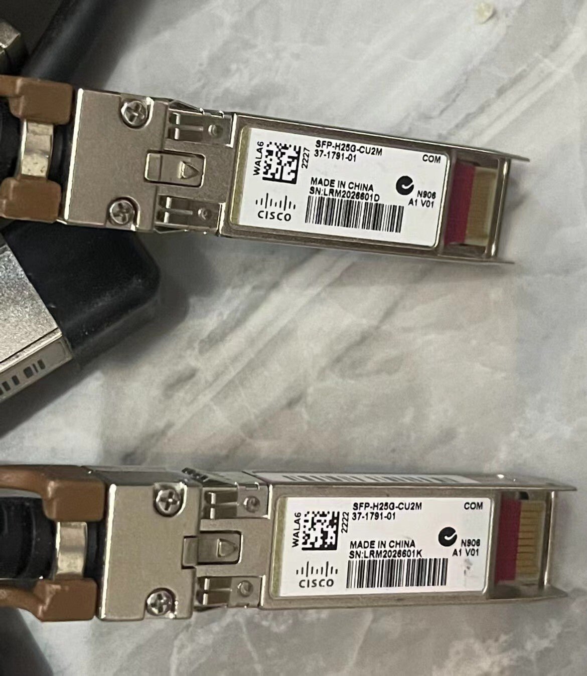 1PC Used Cisco SFP-H25G-CU2M 2M 25GBASE VIA Fedex P1