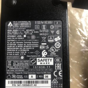 1PC ASA5506-PWR-AC 341-100346-01 Power Supply for 5506-X ASA5506 ADP-66CR - Used