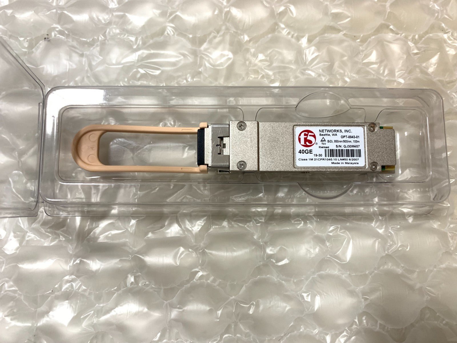 1pcs F5 Netowrks OPT-0043-01 40GE QSFP+ BIDI LC QSFP F5-UPG-QSFP+BD Transceiver