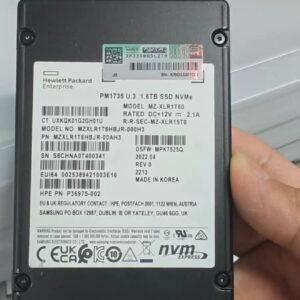 1PC PM1735 1.6TB U.3 SSD NVMe for the Listed Industrial Equipment Model MZXLR1T6HBJR-000H3 - Used