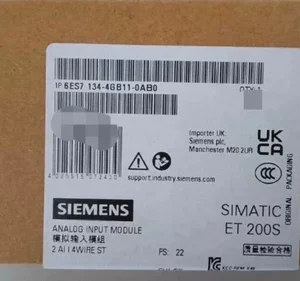 1pc Siemens 6ES7134-4GB11-0AB0 ET200S Analog Input Module