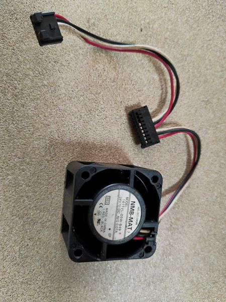 1PC 1611VL-05W-B49 NMB-MAT Industrial Fan for the Listed Server or Switch Model - Used