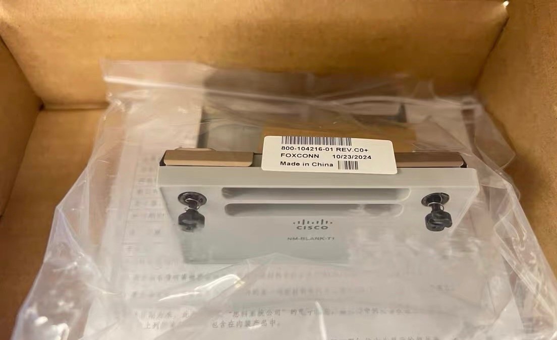 1PC C9300-NM-BLANK Slot Blank Cover NM-BLANK-T1 - Used