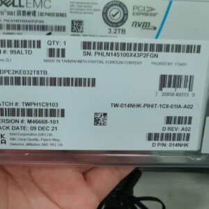 Intel SSDPE2KE032T8T 014NHK P4610 3.2TB U2 Enterprise SSD 2.5" Solid State Drive