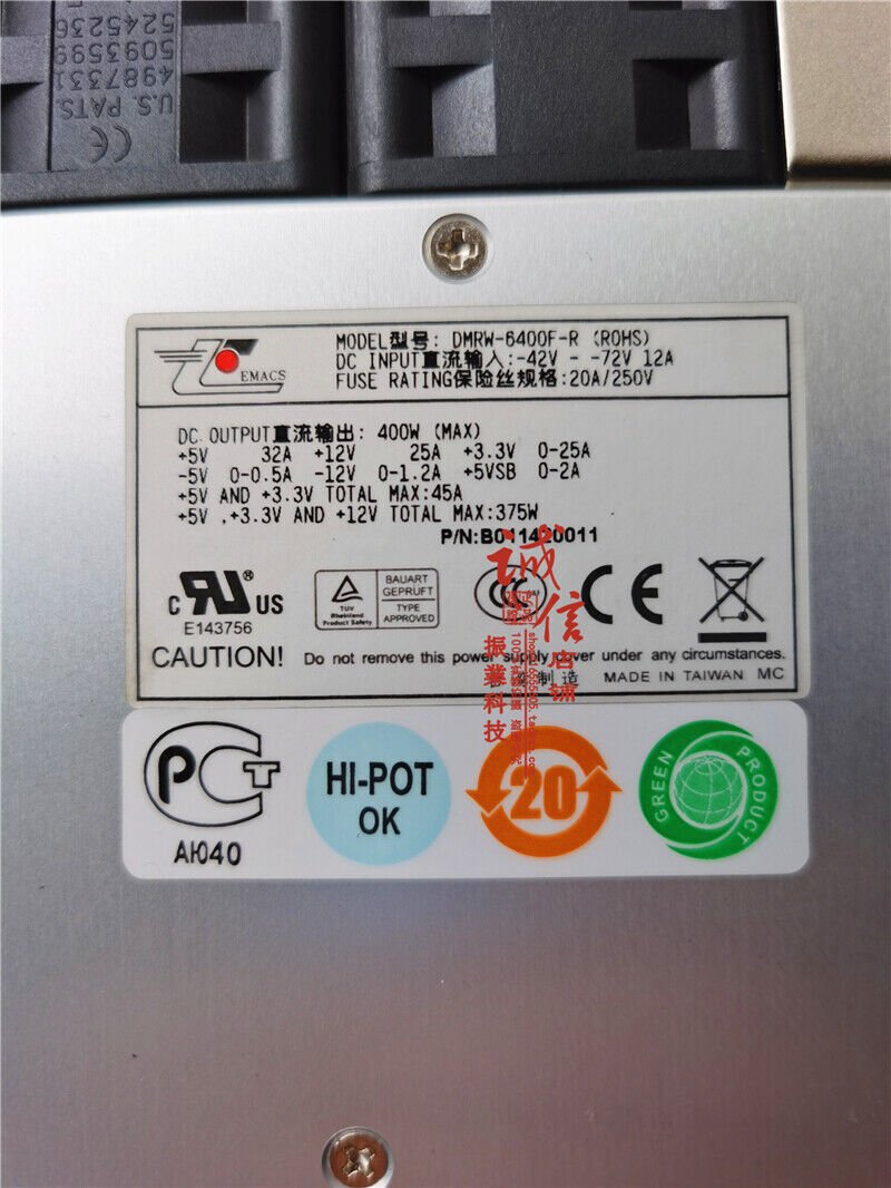 1pcs ZIPPY EMACS DMRW-6400F-R DMRW-6400F DC 400w power supply - Image 3