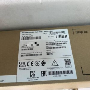 HPE JL675A Aruba 6100 48 port Gigabit PoE+ Switch Brand New