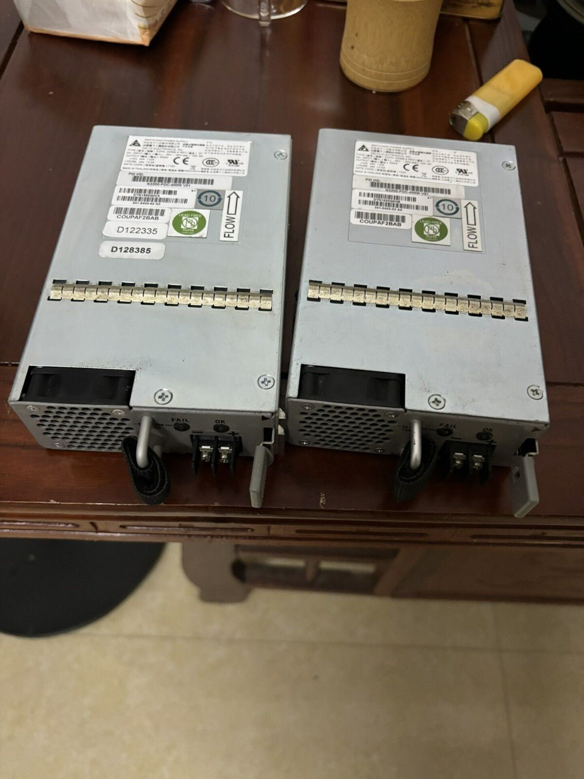 1PCS Cisco N2200-PDC-400W DC power supply Tested - Image 3